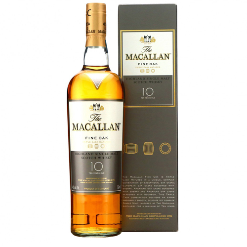 Macallan 10 Year Old Fine Oak Single Malt Whisky