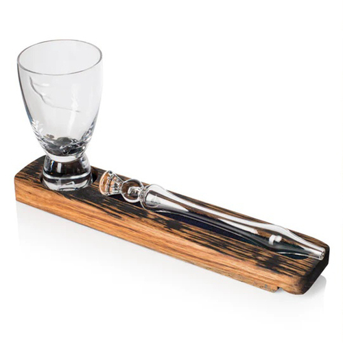 Whisky Tasting Set Spirits Glass, Water Dropper Thistle Top