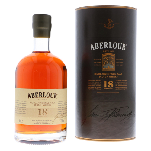 Aberlour 18 Year Old Single Malt Whisky 500ml