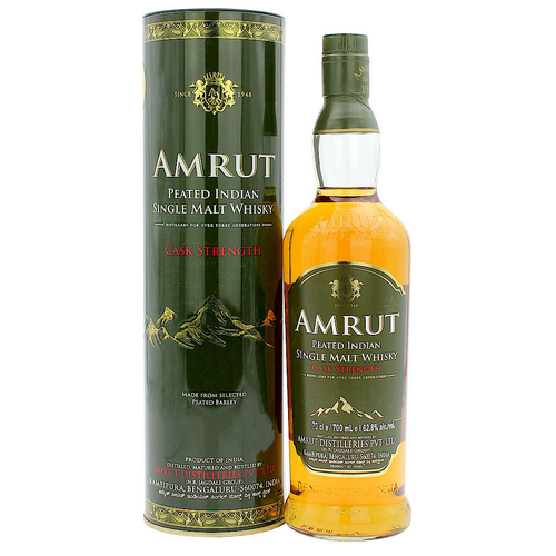 Amrut Peated Cask Strength Indian Single Malt Whisky