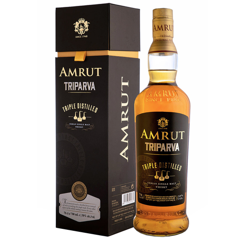 Amrut Triparva Triple Distilled Indian Single Malt Whisky