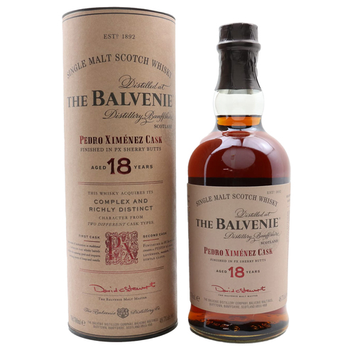 Balvenie 18 Year Old Pedro Ximenez Cask Single Malt Whisky