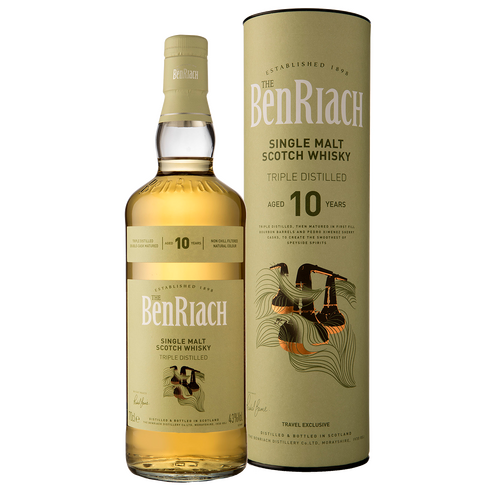 Benriach 10 Year Old Triple Distilled Travel Exclusive Single Malt Whisky