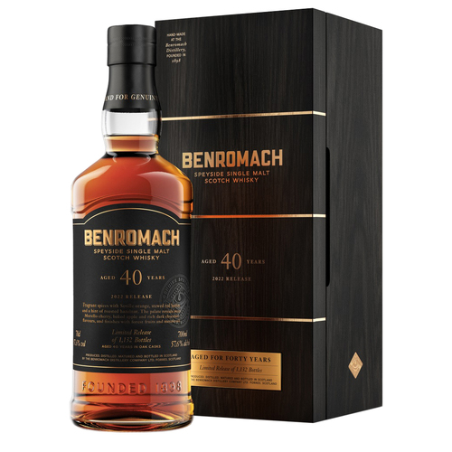 Benromach 40 Year Old 2022 Release Single Malt Whisky