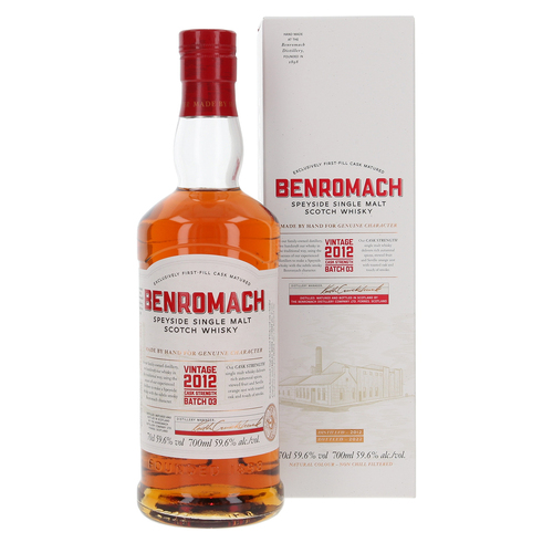 Benromach Cask Strength Vintage 2012 Batch 3 Single Malt Whisky
