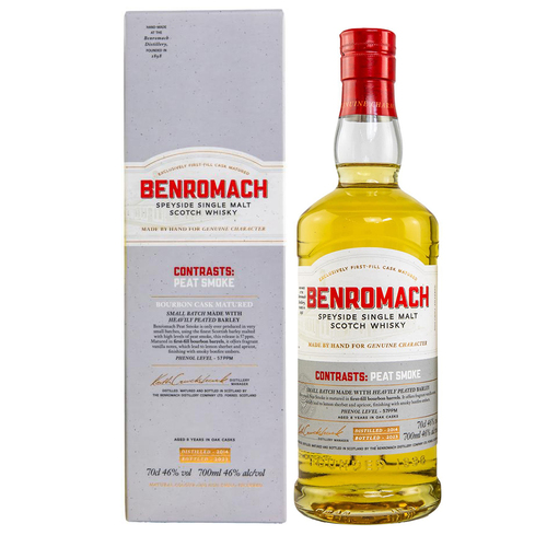 Benromach Contrasts Peat Smoke 2014 Single Malt Whisky