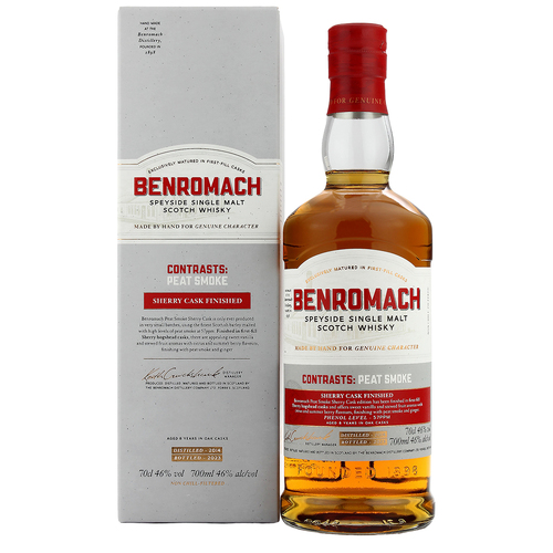 Benromach Contrasts Peat Smoke 2014 Sherry Cask Finished