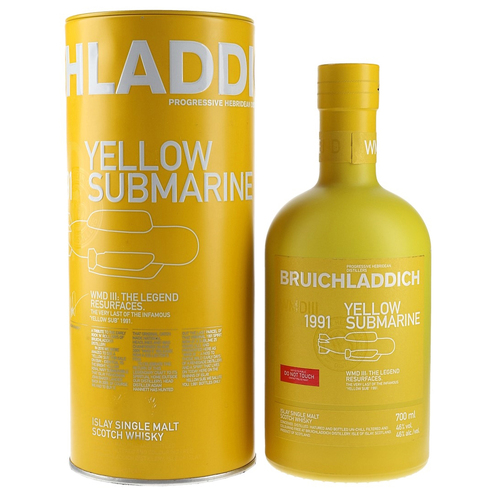 Bruichladdich  25 Year Old 1991 Yellow Submarine WMDIII Single Malt Whisky