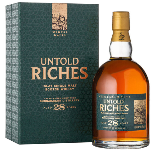 Bunnahabhain 28 Year Old Wemyss Malts Untold Riches