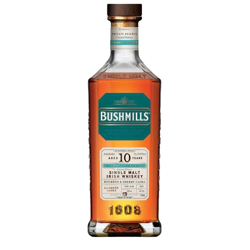 Bushmills 10 Year Old Amarone Casks 2014 Vintage Private Reserve Single Malt Whiskey
