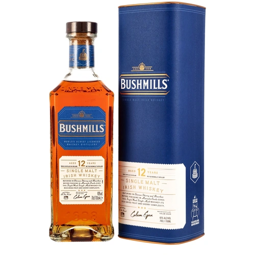 Bushmills 12 Year Old Single Malt Irish Whiskey