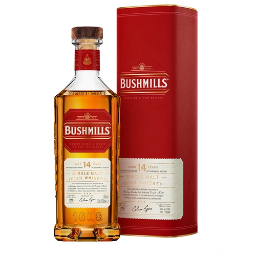 Bushmills 14 Year Old Malaga Cask Finish Single Malt Irish Whiskey