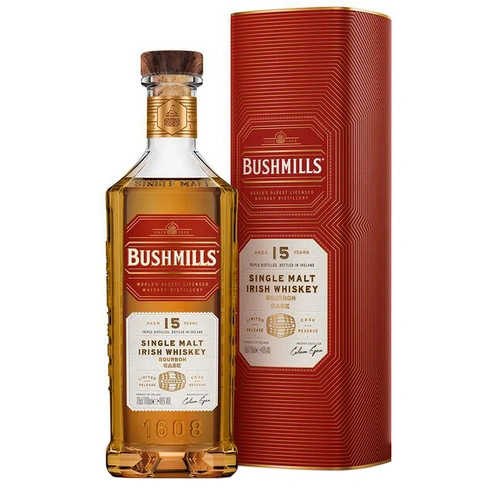 Bushmills 15 Year Old Bourbon Cask Single Malt Irish Whiskey