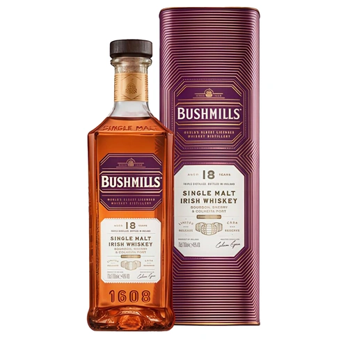 Bushmills 18 Year Old Colheita Port Cask Finish World Wood Series