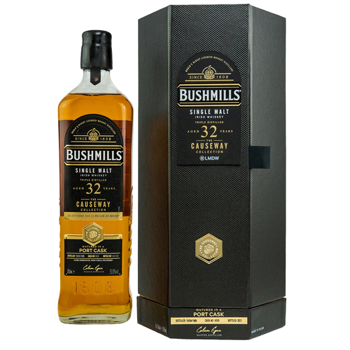 Bushmills 32 Year Old 1989 Port Cask Finish The Causeway Collection 2021 Release