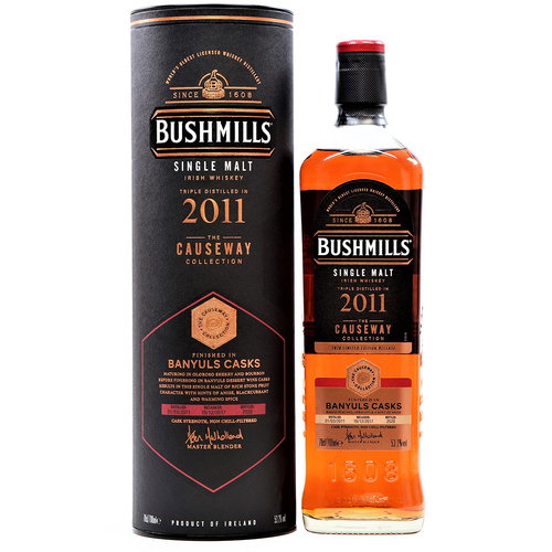 Bushmills 2011 Banyuls Cask Finish The Causeway Collection 2020 Release