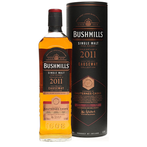 Bushmills 2011 Sauternes Casks The Causeway Collection 2021 Release