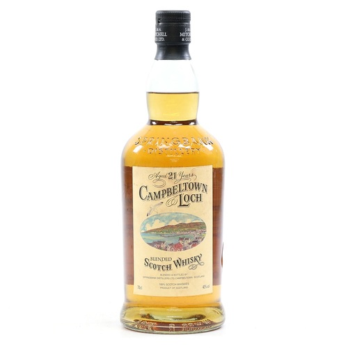 Springbank Campbeltown Loch 21 Year Old Blended Whisky J and A Mitchel
