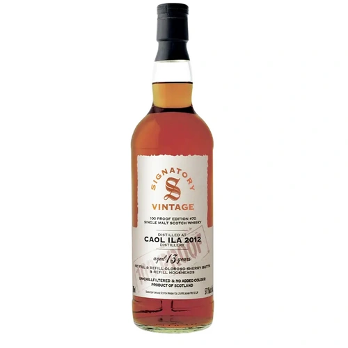 Caol Ila 13 Year Old 2012 Signatory Vintage 100 Proof Edition 70