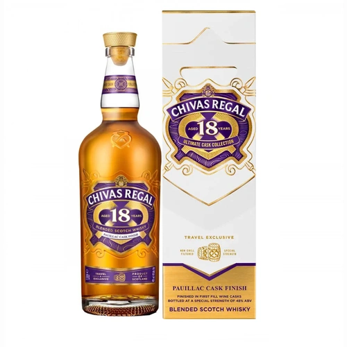 Chivas Regal 18 Year Old Pauillac Cask Finish Blended Scotch Whisky 1L
