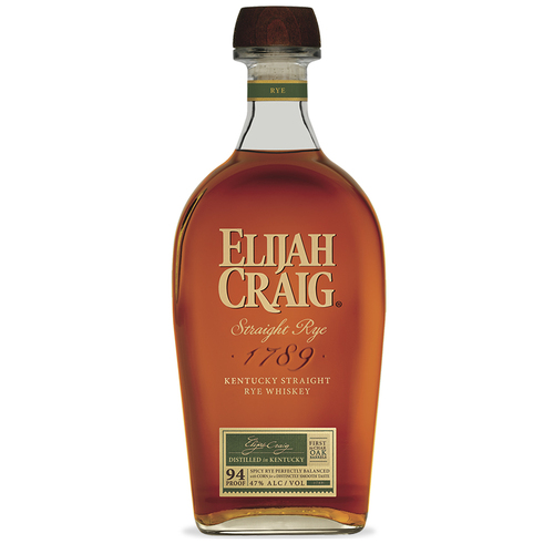 Elijah Craig Kentucky Straight Rye Whiskey