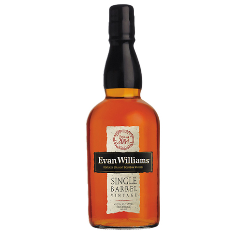 Evan Williams Single Barrel Vintage Kentucky Straight Bourbon Whiskey