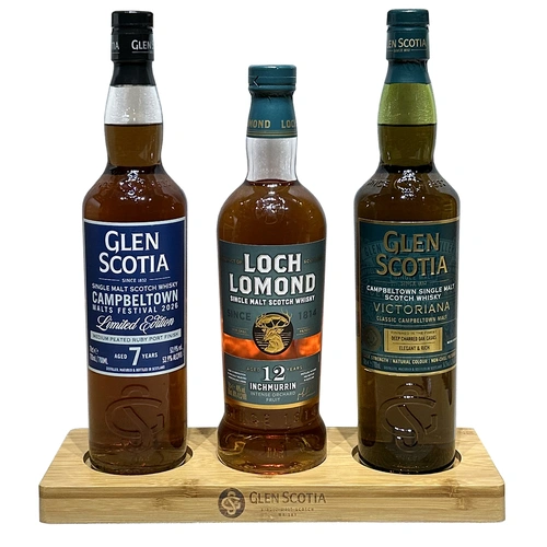 Glen Scotia 7 YO Festival 2026, Glen Scotia Victoriana and Loch Lomond 12YO Inchmurrin Bundle