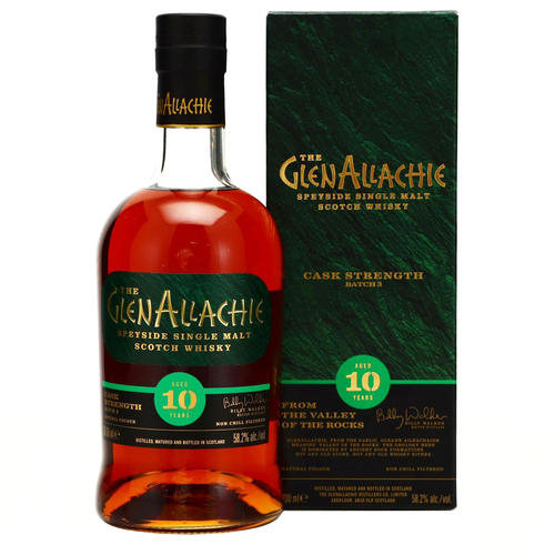 GlenAllachie 10 Year Old Cask Strength Batch 3 Single Malt Whisky