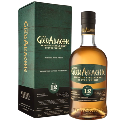 GlenAllachie 12 Year Old Moscatel Wood Finish Single Malt Scotch Whisky