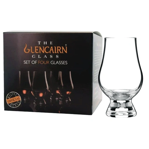 Glencairn Original Crystal Whisky Glasses Set of 4 Gift Pack