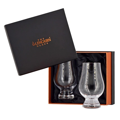 Glencairn Original Crystal Whisky Glasses Set of 2 in Presentation Box