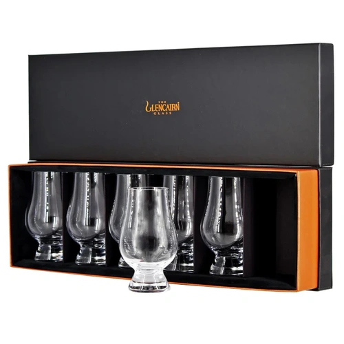 Glencairn Original Crystal Whisky Glasses Set of 6 in Presentation Box