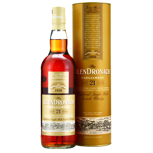 Glendronach 21 Year Old Parliament 2020 Release Single Malt Whisky