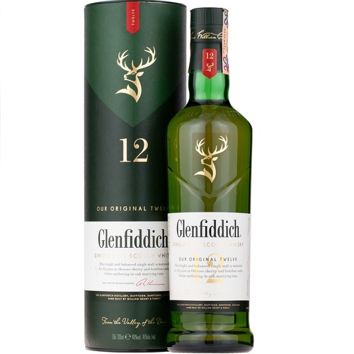 Glenfiddich 12 Year Old Single Malt Whisky