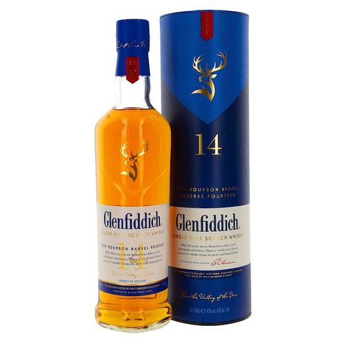Glenfiddich 14 Year Old Bourbon Barrel Reserve Single Malt Whisky