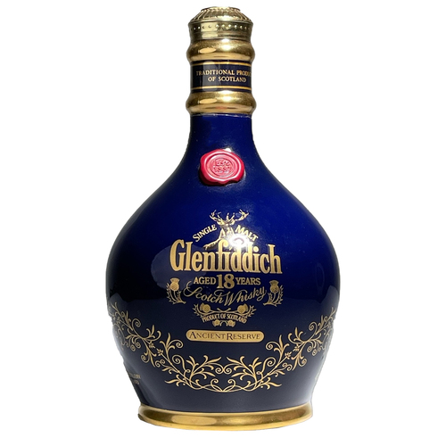 Glenfiddich 18 Year Old Ancient Reserve Blue Decanter