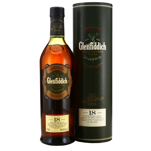 Glenfiddich 18 Year Old Ancient Reserve pre-2007