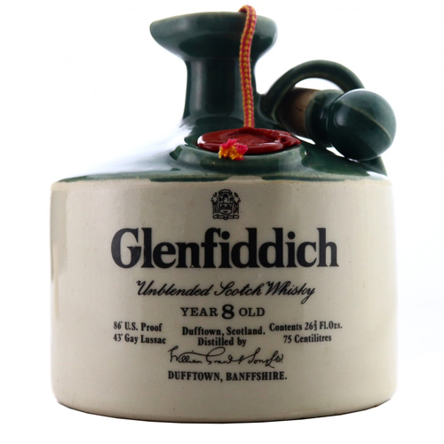 Glenfiddich 8 Year Old Decanter 1970s