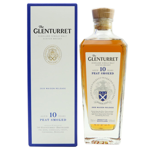 Glenturret 10 Year Old Peat Smoke 2020 Maiden Release Single Malt Whisky