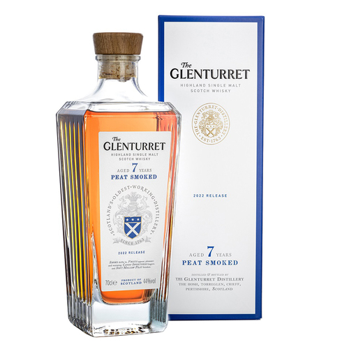Glenturret 7 Year Old Peat Smoked 2022 Release Single Malt Whisky