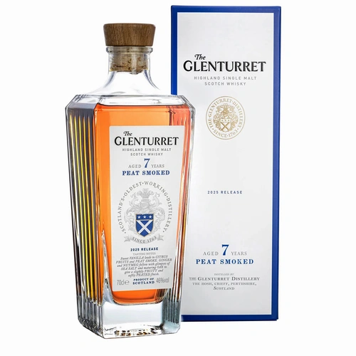 Glenturret 7 Year Old Peat Smoked 2025 Release Single Malt Whisky