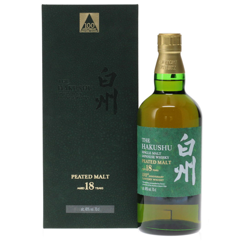 Hakushu 18 Year Old Suntory 100th Anniversary Edition Peated Single Malt Whisky