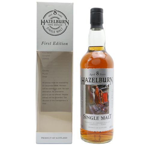 Springbank Hazelburn 8 Year Old First Edition The Stills