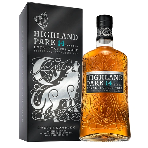 Highland Park 14 Year Old Loyalty of the Wolf Single Malt Whisky 1L