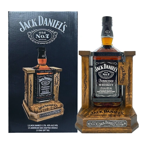 Jack Daniel’s Old No.7 1.75L with Pub Art Cradle 2024