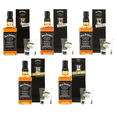 Jack Daniel's Master Distiller Series Bundle with Glasses