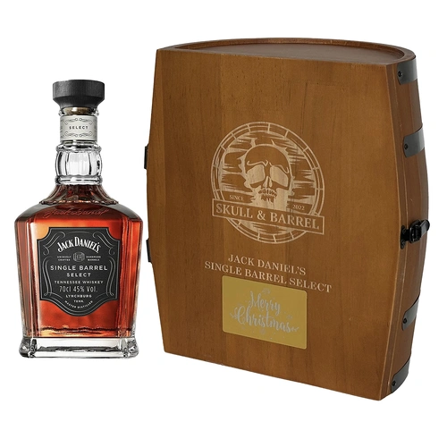 Jack Daniel’s Single Barrel Select Christmas Wooden Box