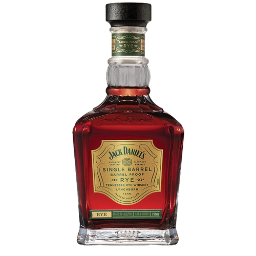 Jack Daniel's Barrel Proof Rye Single Barrel 2025 66.4% ABV Tennessee Whiskey