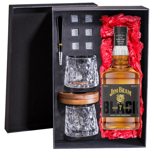 Jim Beam Black 7 Year Old Gift Box