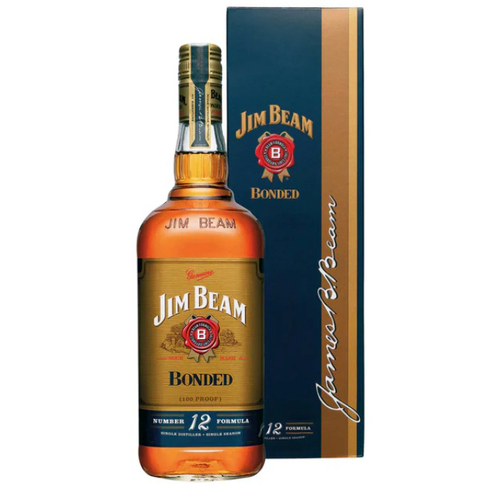 Jim Beam Bonded Number 12 Formula Blue and Gold Box 1L